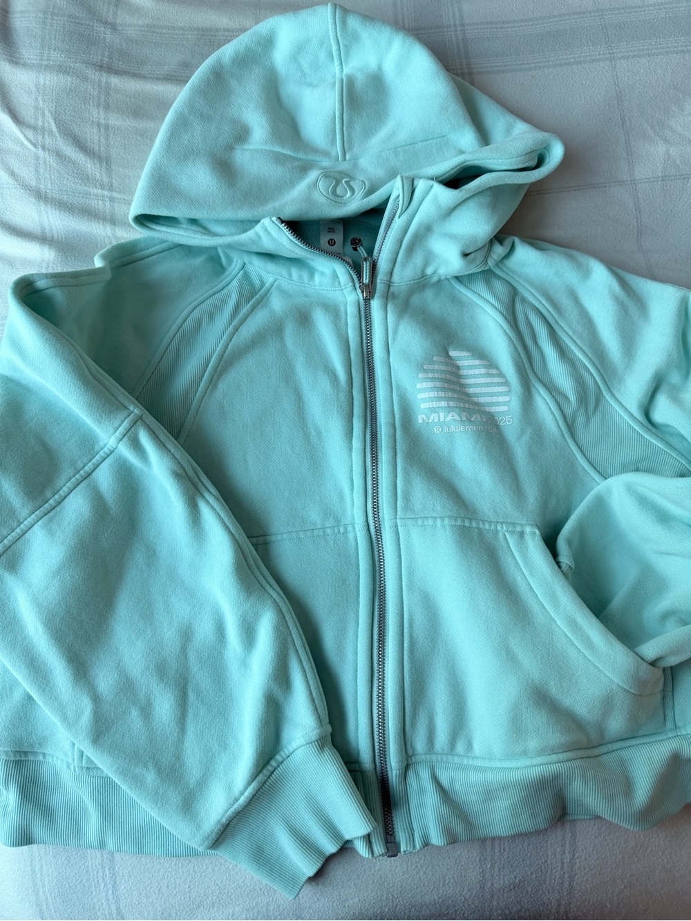 Miami 10k 2025 Mint Zip-Up Hoodie - lululemon athletica Style